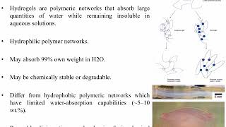 4 Dendrimers amp Hydrogels [upl. by Kenison]