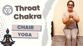 Day 5 Throat Chakra  Chair Yoga Chakra Challenge [upl. by Lazarus]