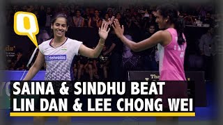 Highlights Saina Nehwal amp PV Sindhu Beat Lin Dan amp Lee Chong Wei  The Quint [upl. by Odyssey422]