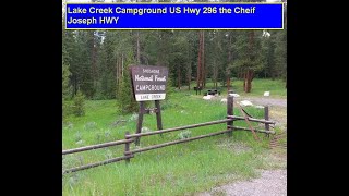 Lake Creek Campground Shoshone NF in Wyoming [upl. by Cowen]