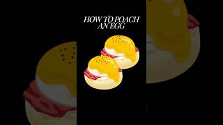 How to poach an egg poachedegg shorts [upl. by Atiluap]