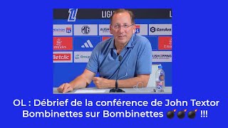 Débrief de la conf de John TEXTOR Mercato Friio Cherki Everton [upl. by Nomzed]