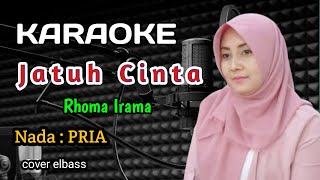 Jatuh Cinta Karaoke  Rhoma irama  nada cowok [upl. by Bartlett]