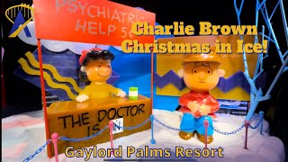 ICE A Charlie Brown Christmas at Gaylord Palms Resort [upl. by Ynnavoj239]