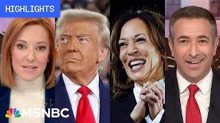 Countdown to the 2024 election Election eve  MSNBC Highlights [upl. by Oah]