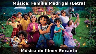 ♪ Encanto  Família Madrigal Letra  Hits Ao Ar ♪ [upl. by Cioffred]