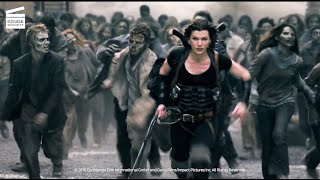 Resident Evil Afterlife Rooftop Zombies Attack HD CLIP [upl. by Itteb]