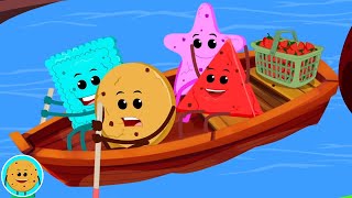 Row Row Row Your Boat Nursery Rhymes For Babies [upl. by Imot]