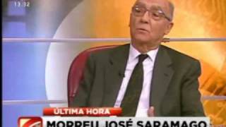 Saramago sobre Cavaco Silva [upl. by Ebonee]