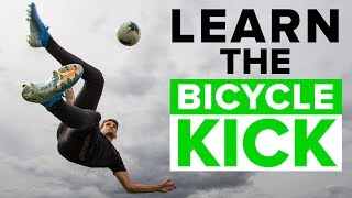 BICYCLE KICK TUTORIAL  Master these football skills [upl. by Nyraf942]