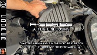 Air Intake Box  Engine Air Filter Housing  MINI Cooper  Gen 3  2014  FSeries [upl. by Drazze]