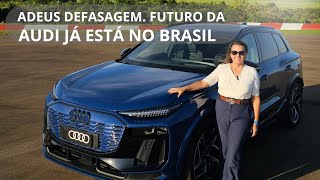 Q6 etron 2025 traz a nova cabine dos carros da Audi ao Brasil [upl. by Mastat]