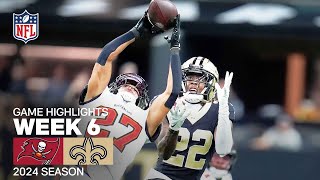 Tampa Bay Buccaneers vs New Orleans Saints  2024 Week 6 Game Highlights [upl. by Janis]