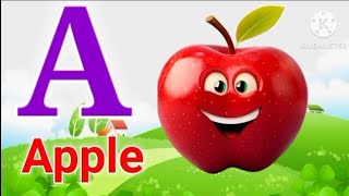 ABCD a to z ABCD afor apple bfor ball cfor cat ABCD kids cartoon English alfabet with picture [upl. by Spring]