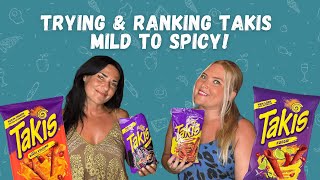 Trying and ranking Takis from mild to spicy [upl. by Werra520]