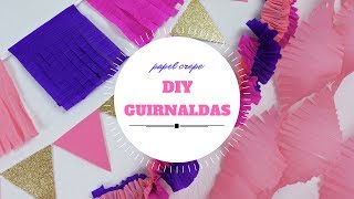 guirnaldas de papel crepe [upl. by Dviad90]