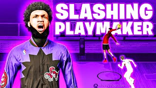 MY NEW SLASHING PLAYMAKER IS A DEMIGOD ON NBA 2K22 [upl. by Gearalt]