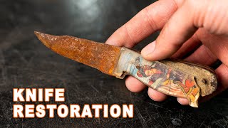 Old School Knife Restoration knife restoration [upl. by Dnalyar]