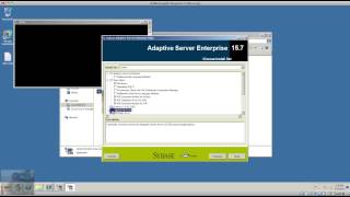 Sybase Install Part 1 of 3 ASE 157 [upl. by Acinomahs]