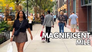 CHICAGO Walking Tour  The Magnificent Mile on Friday  October 11 2024  4l Video [upl. by Fabron]