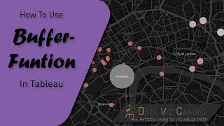 How to use Buffer Calculation in tableau for Spatial Analysis Mapbox Tableau Map [upl. by Eerpud]