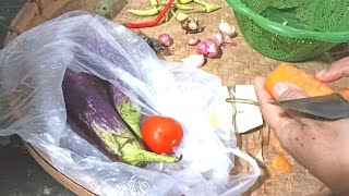 Resep sayur lodeh terong yang gurih seger By ade Yasmine vlog kampungstyle [upl. by Hsetim]