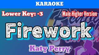 Firework by Katy Perry Karaoke  Male Higher Key [upl. by Daughtry]