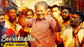 The Mass Of Power Paandi  Soorakaathu Lyric Video  Power Paandi  Dhanush  Sean Roldan [upl. by Jyoti]