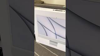 apple iMac M1 unboxing 8GB ram 256GB storage  automobile music imac 5g [upl. by Hagep]