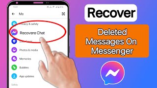 How To Recover Deleted Messages On Messenger 2024 Update  Recover Deleted Facebook Messages [upl. by Sillad649]