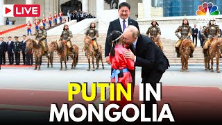 Putin in Mangolia LIVE Putin Visits Mongolia Amid ICC Arrest Warrant  Khurelsukh Ukhnaa  N18G [upl. by Legyn695]