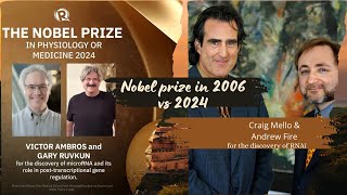 Nobel prize in PhysiologyMedicine2006 Vs 2024 [upl. by Pattani554]