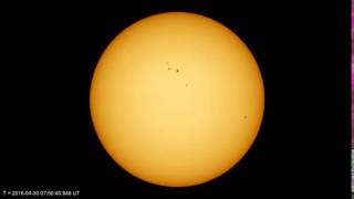 ISS solar transit in ultra slow motion 570 FPS [upl. by Sidnee]