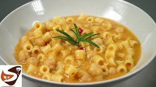 Pasta e ceci facile gustosa e salutare – Primi piatti [upl. by Millur]