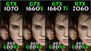 GTX 1070 vs GTX 1660 Super vs GTX 1660 ti vs RTX 2060  TEST IN 2023🔥 [upl. by Teodorico]