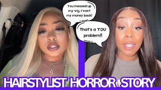 HAIRSTYLIST HORROR STORY [upl. by Mannos371]