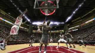 NBA Live 2005 Bulls gameplay [upl. by Orelle]