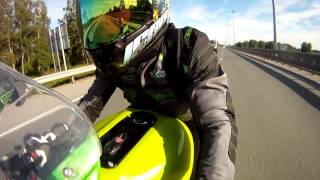 Kawasaki ZX12r пялит вместе с SUZUKI GSXR 1000 или Krakenwagen Style [upl. by Swift]