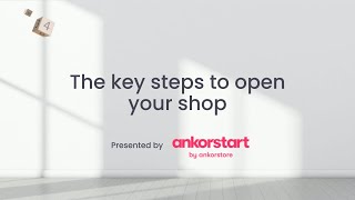 The key steps to open your shop  Ankorstart [upl. by Larentia]