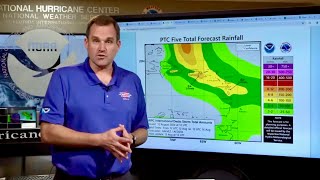 Morning Update on Potential Tropical Cyclone Five from the NHC in Miami FL August 12 2024 [upl. by Remy705]