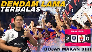 JDT 20 KL CITY FC FINAL PIALA FA  MIS BALAS DENDAM TERCAPAI  BOJAN SILAP PERCATURAN [upl. by Ahsitahs]