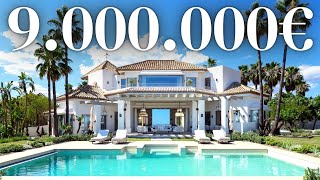 TOURING Brand quotNEWquot 9000000€ Mega VILLA in Marbella Epic views design architecture and more [upl. by Ennoitna38]