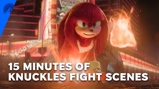 Knuckles  Every Fight Scene  Paramount [upl. by Rossing]