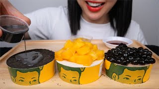 THAI PUDDING DESSERT THREE WAYS ASMR SOFT EATING SOUNDS LIGHT WHISPERS  SASASMR [upl. by Eiramana]