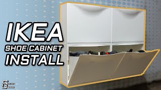 IKEA Trones Shoe Cabinet Installation [upl. by Amehsat]