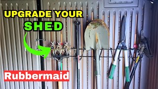 Easy Storage for Rubbermaid Shed [upl. by Eyk]