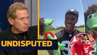 UNDISPUTED  quotRaiders poke bearquot  Skip on Raiders mock Patrick Mahomes with Kermit the Frog puppet [upl. by Zeitler]