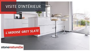 Lardoise naturelle Grey Slate pour un sol gris moderne et design  stonenaturelle [upl. by Mccormac]