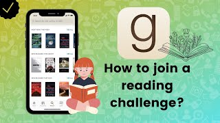 How to join a reading challenge on Goodreads [upl. by Ayt]