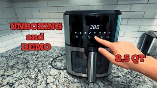 Lets unbox and use this 85qt air fryer from Kitchen Elite  what do I like about this airfryer [upl. by Boeschen244]